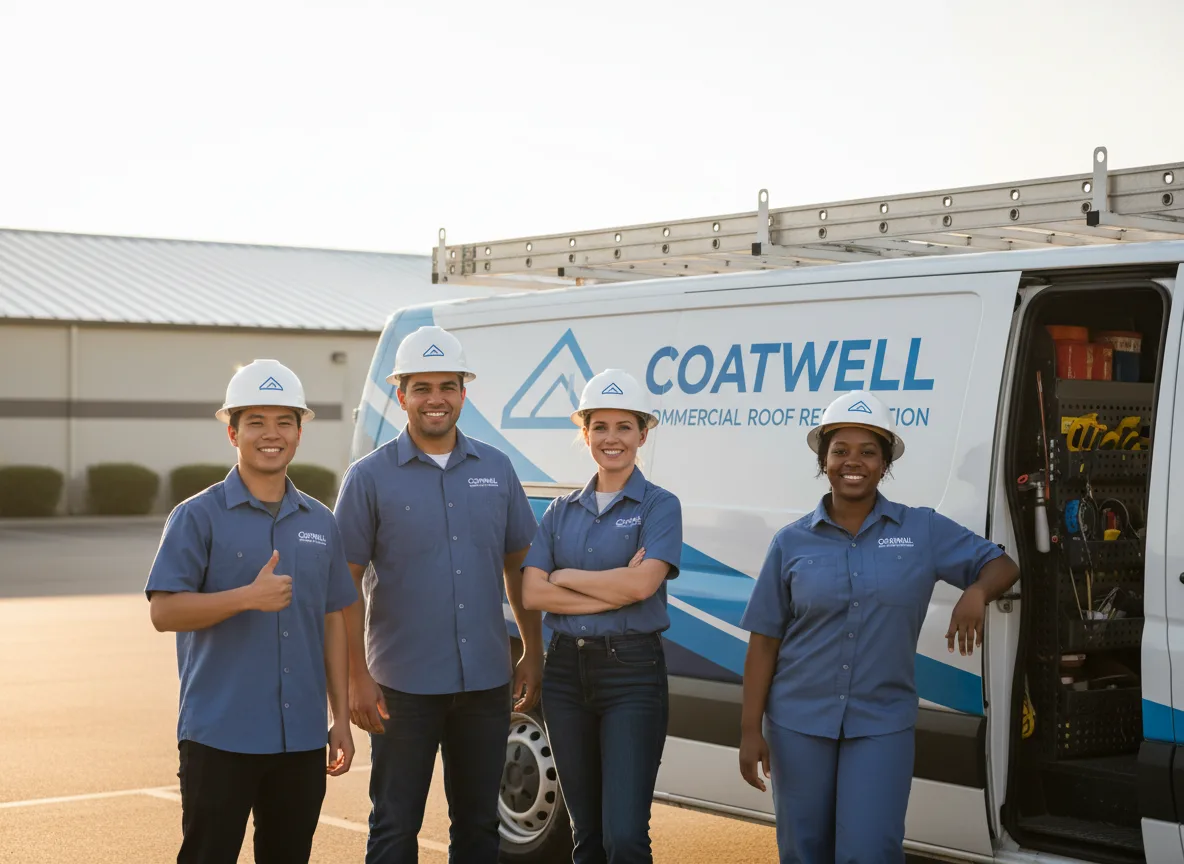 Commercial roof coating company in Joice, IA